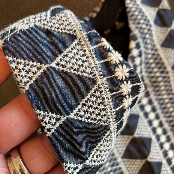 Romeo and Juliet couture sleeveless romper cut out 100% cotton size Small - Picture 7 of 11